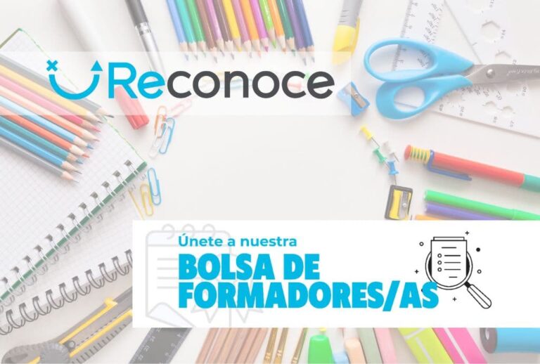 Bolsa de formadores-as de Reconoce. Únete a nosotr@s